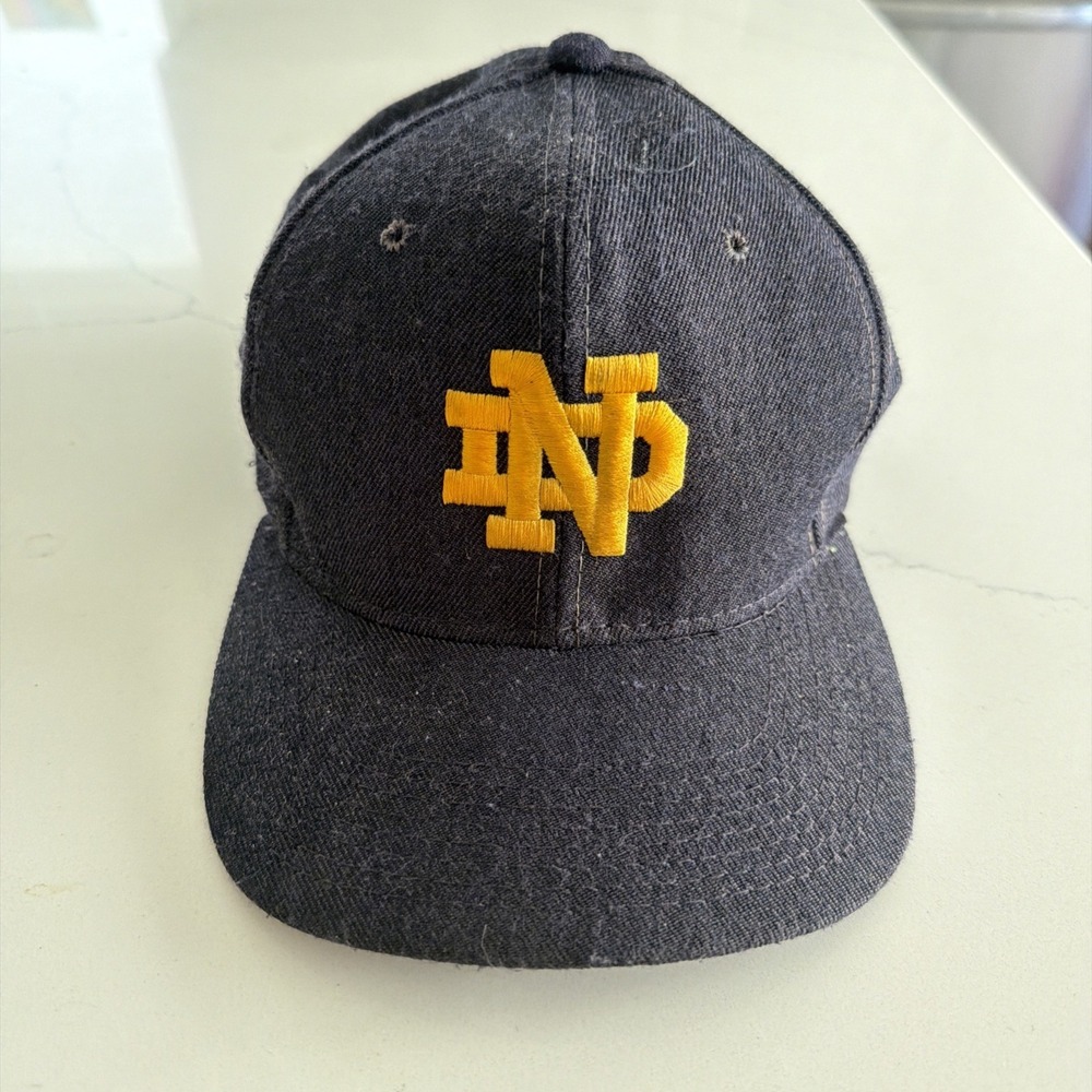Vintage Notre Dame Fighting Irish Sport Specialties Hat SnapBack Lou Holtz